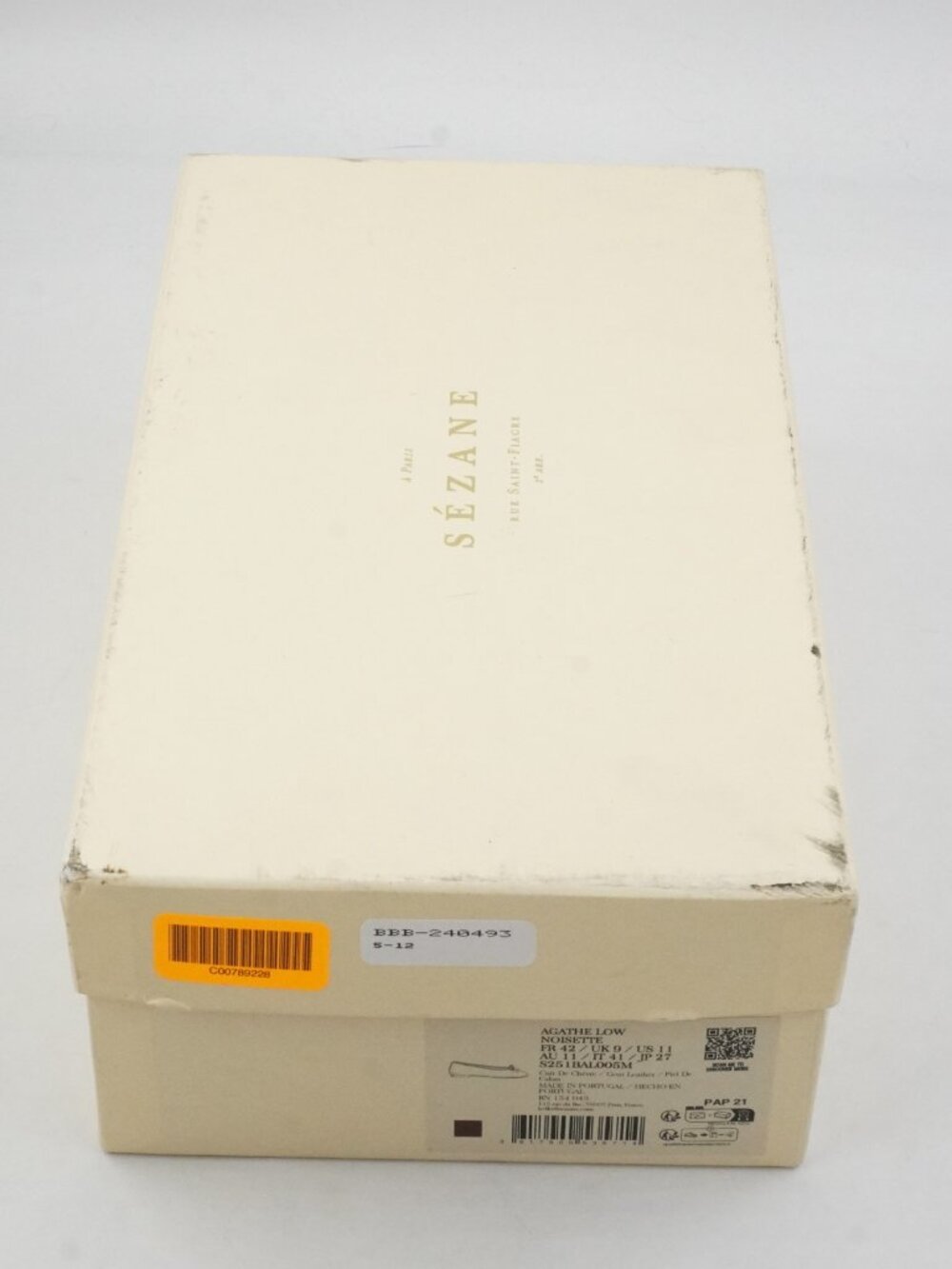 Sezane Agathe Low Ballerinas Ballet Flats in Hazelnut Suede Leather - US Size 11 - Picture 11 of 12